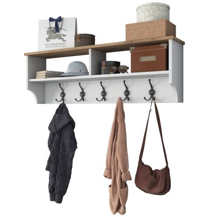 Seinäripustin RANI 120x37,2 cm valkoinen/beige