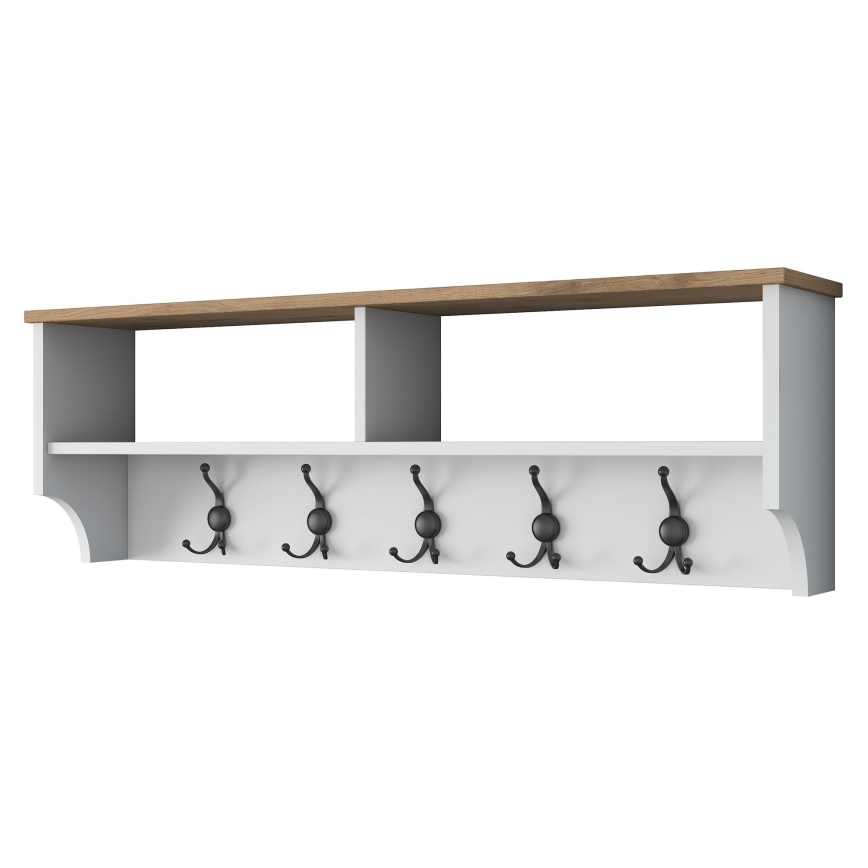 Seinäripustin RANI 120x37,2 cm valkoinen/beige