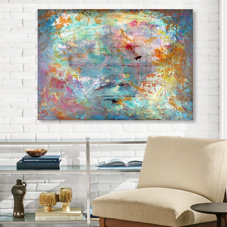 Seinätaulu 70x100 cm monivärinen