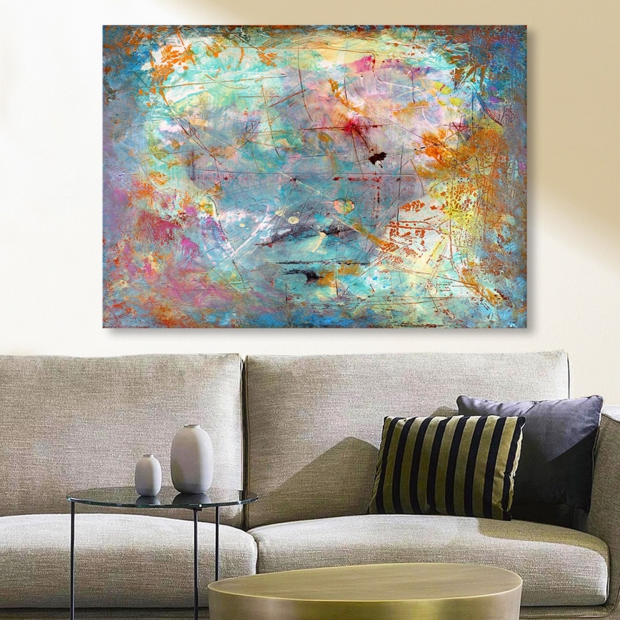 Seinätaulu 70x100 cm monivärinen