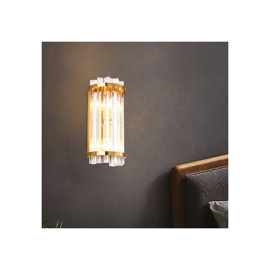 Seinävalaisin 2xE14/7W/230V kulta