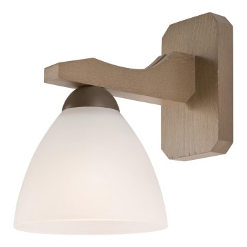 Seinävalaisin ADRIANO 1xE27/60W/230V pyökki - FSC sertifioitu