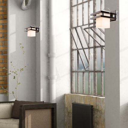 Seinävalaisin ALAN 1xE27/60W/230V pyökki