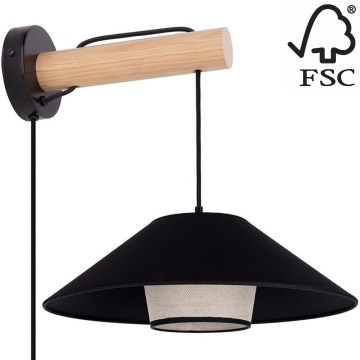 Seinävalaisin AMIGO 1xE27/25W/230V tammi – FSC sertifioitu