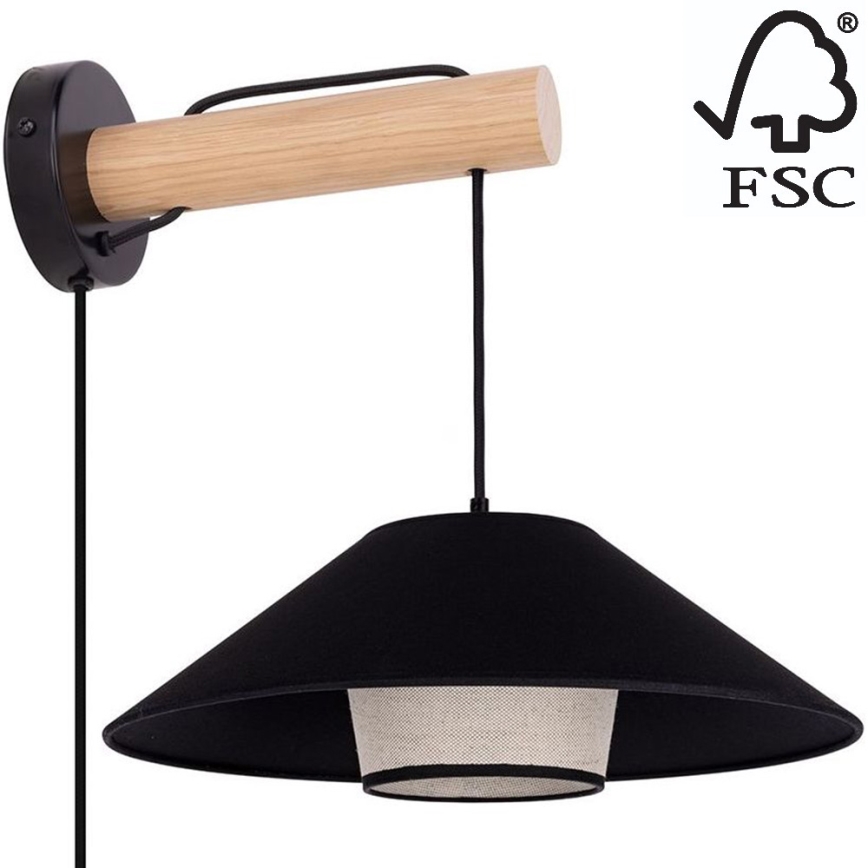 Seinävalaisin AMIGO 1xE27/25W/230V tammi – FSC sertifioitu
