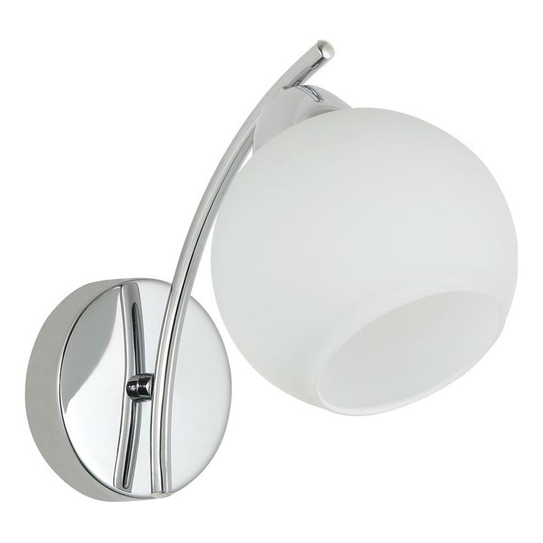 Seinävalaisin AMOS 1xE27/40W/230V kiiltävä kromi