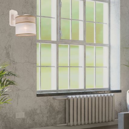 Seinävalaisin ANDREA 1xE27/60W/230V pyökki - FSC sertifioitu