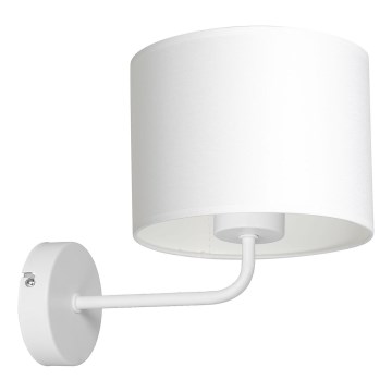 Seinävalaisin ARDEN 1xE27/60W/230V valkoinen