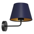 Seinävalaisin ARDEN 1xE27/60W/230V violetti/kulta