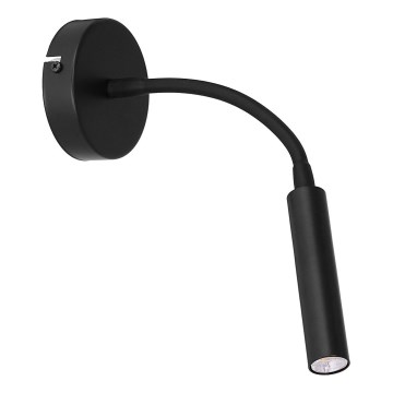 Seinävalaisin ARDEN 1xG9/8W/230V musta