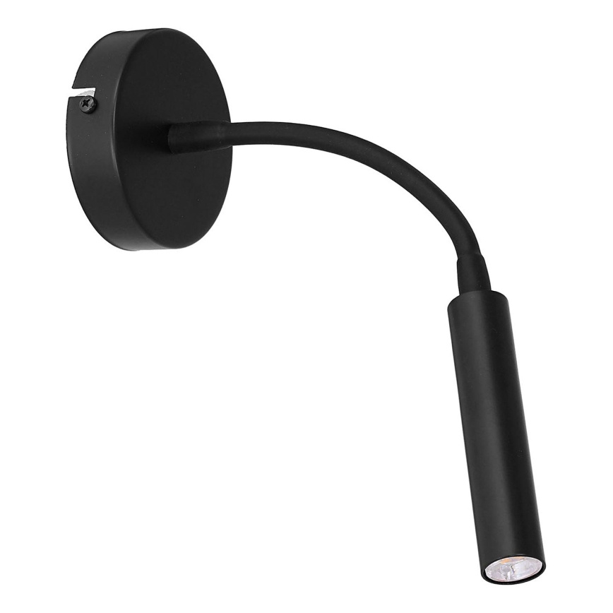 Seinävalaisin ARDEN 1xG9/8W/230V musta