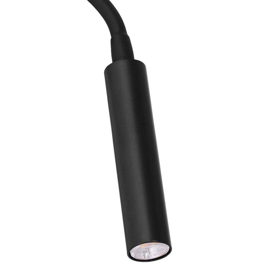 Seinävalaisin ARDEN 1xG9/8W/230V musta
