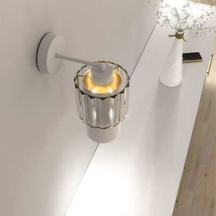 Seinävalaisin BLANCO 1xE27/60W/230V valkoinen