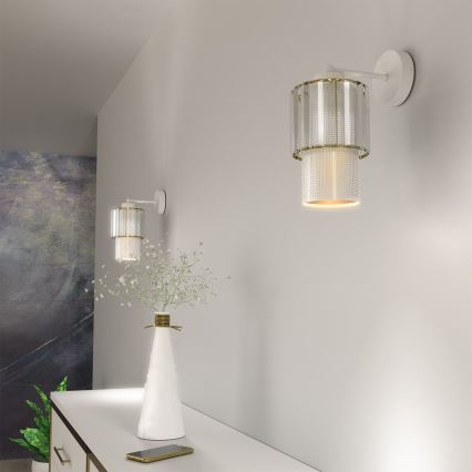 Seinävalaisin BLANCO 1xE27/60W/230V valkoinen