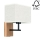 Seinävalaisin BOHO 1xE27/25W/230V tammi – FSC sertifioitu