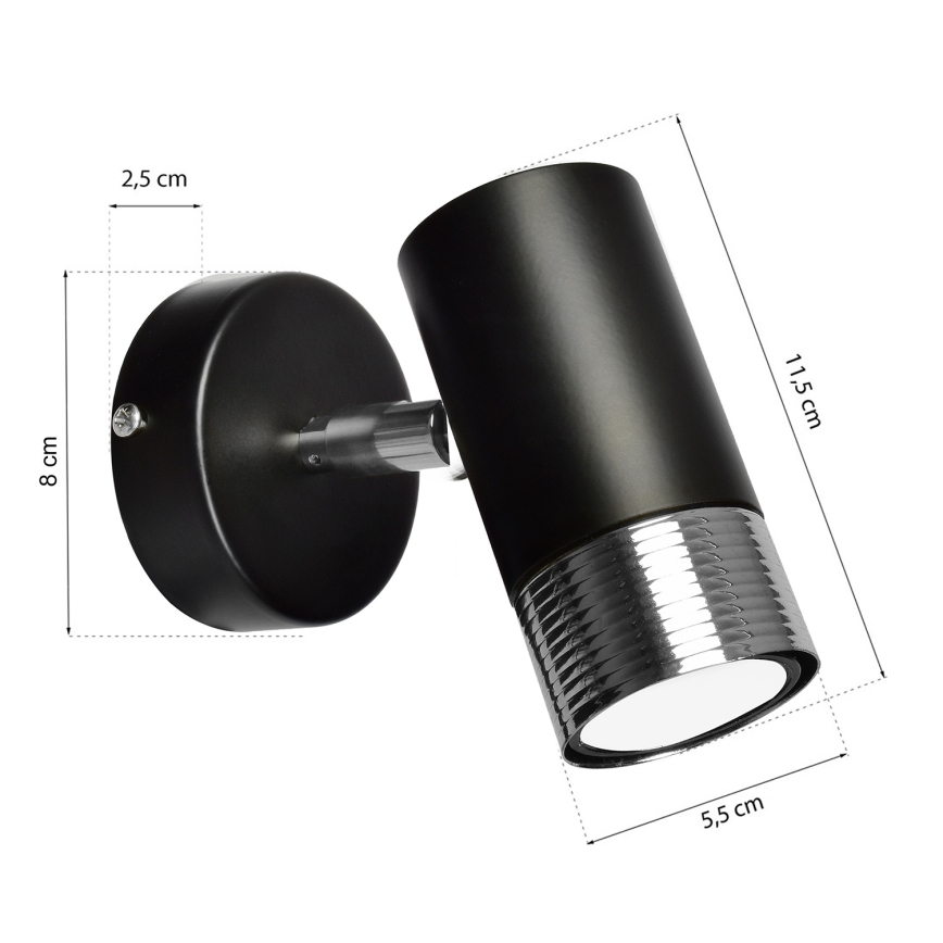 Seinävalaisin DANI 1xGU10/8W/230V