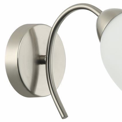 Seinävalaisin DONNA 1xE27/60W/230V nikkeli