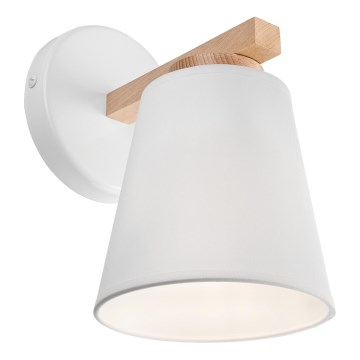 Seinävalaisin ELLIE 1xE27/60W/230V pyökki - FSC sertifioitu