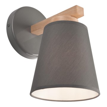 Seinävalaisin ELLIE 1xE27/60W/230V pyökki - FSC sertifioitu