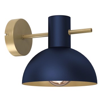 Seinävalaisin ESTATE MINI 1xE27/15W/230V sininen