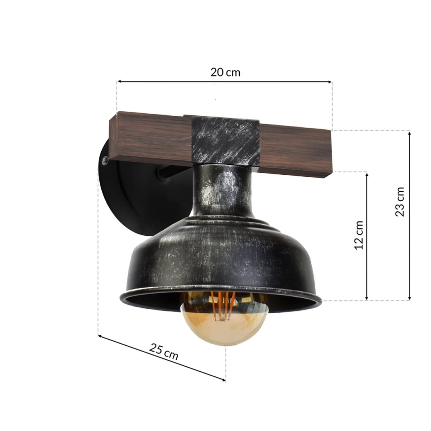 Seinävalaisin FARO 1xE27 / 60W / 230V
