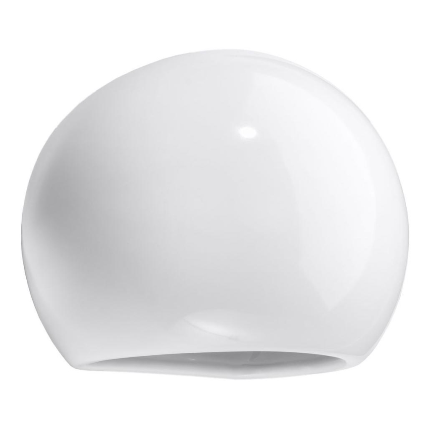 Seinävalaisin GLOBE 1xE27/60W/230V kiiltävä valkoinen