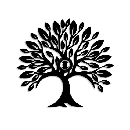 Seinävalaisin HEART TREE 1xE27/40W/230V musta