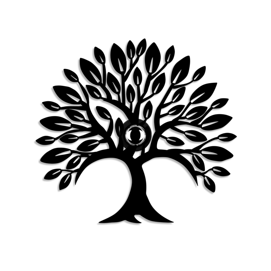 Seinävalaisin HEART TREE 1xE27/40W/230V musta