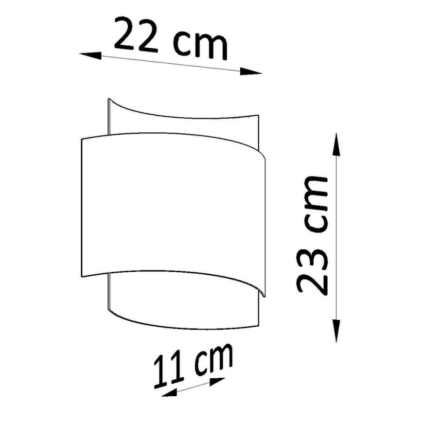 Seinävalaisin IMPACT 1xG9/40W/230V musta