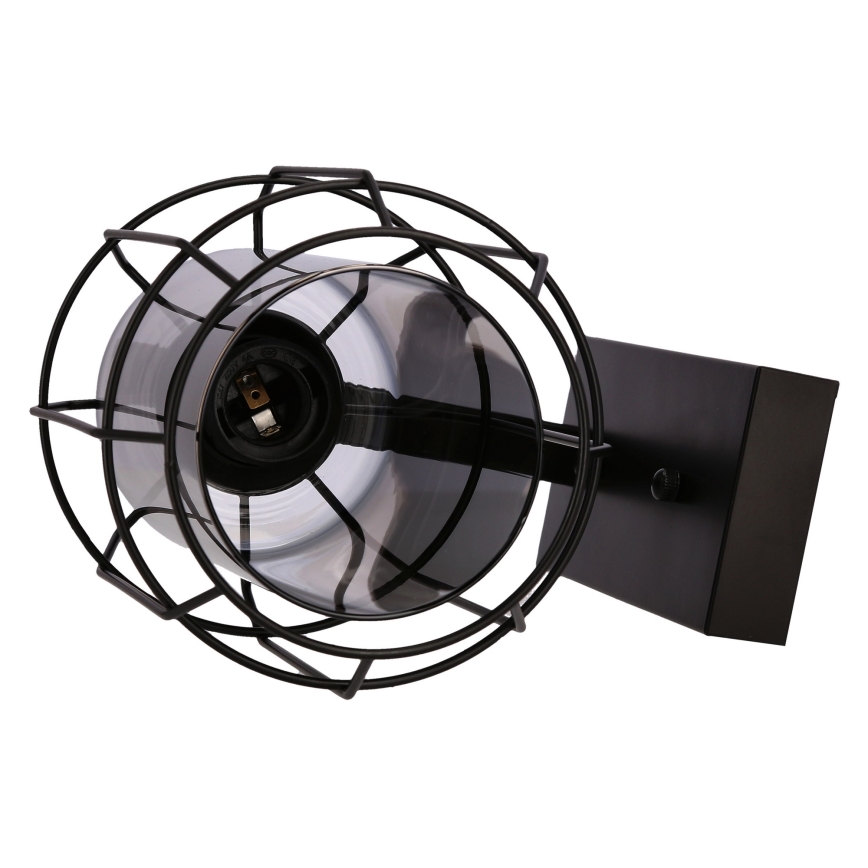 Seinävalaisin JONERA 1xE27/40W/230V musta