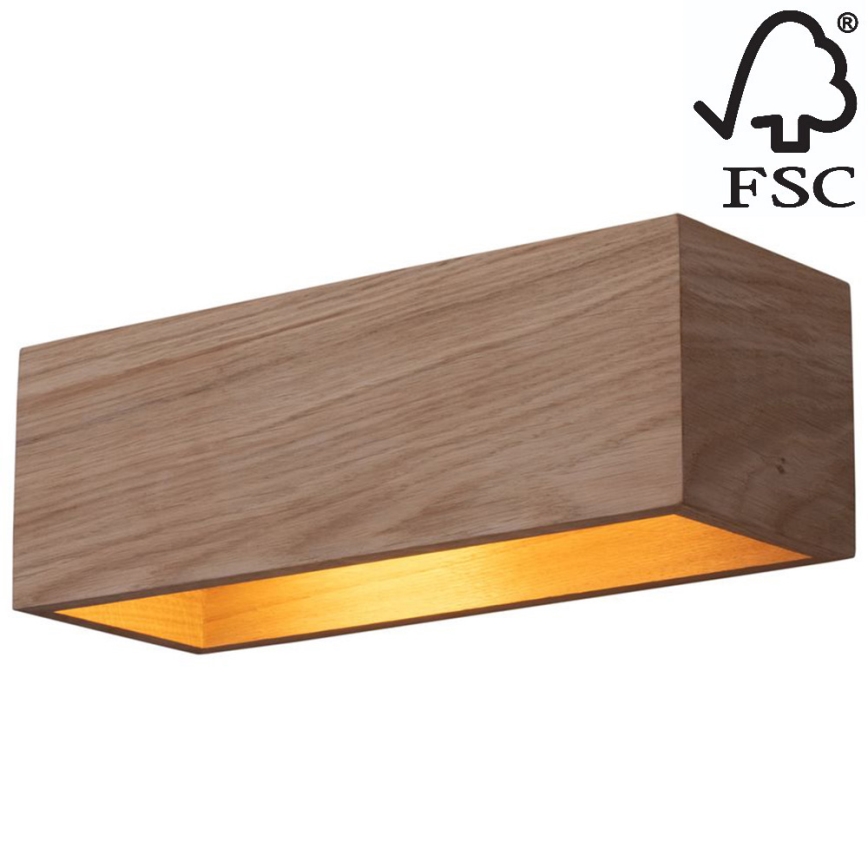 Seinävalaisin KENZO 2xG9/6W/230V mänty - FSC-sertifioitu