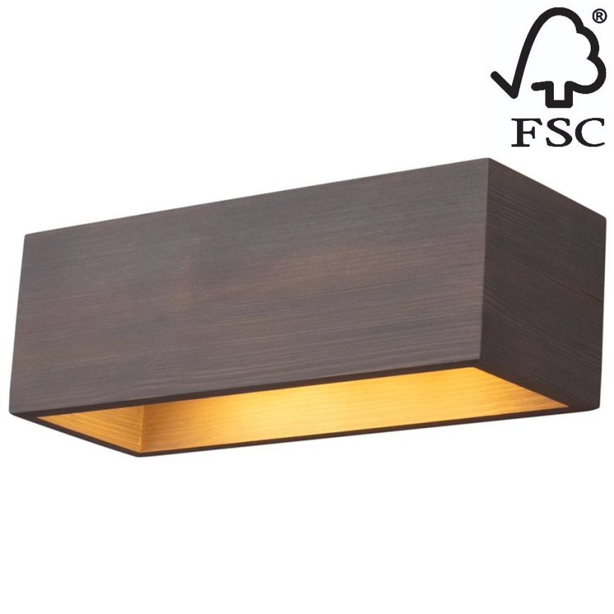 Seinävalaisin KENZO 2xG9/6W/230V mänty - FSC-sertifioitu