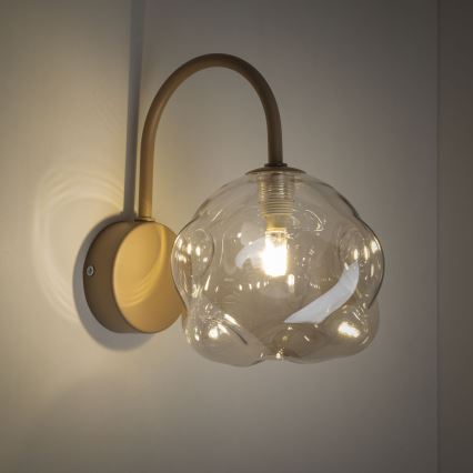 Seinävalaisin LAVA 1xG9/8W/230V beige/savunbeige