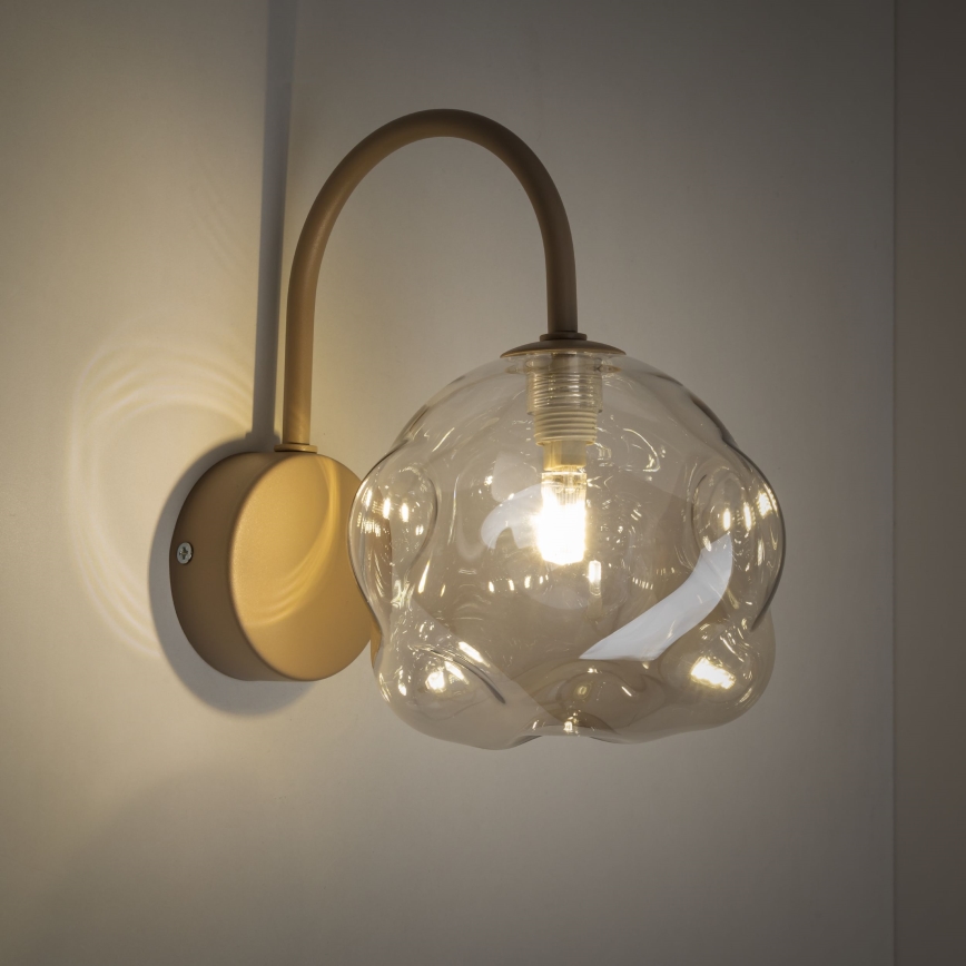 Seinävalaisin LAVA 1xG9/8W/230V beige/savunbeige