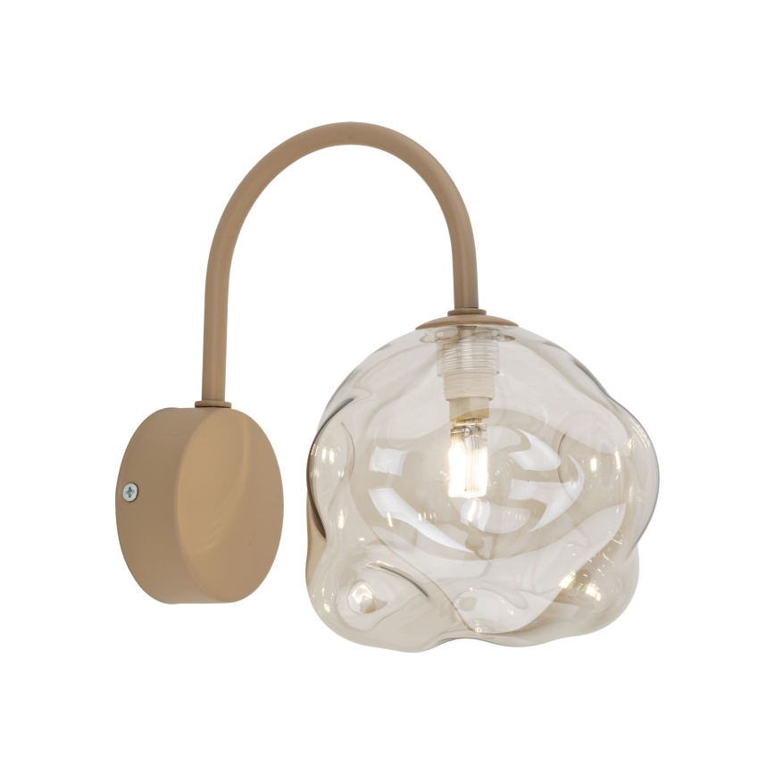 Seinävalaisin LAVA 1xG9/8W/230V beige/savunbeige