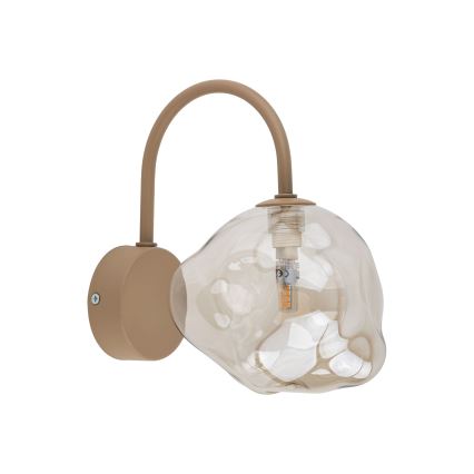 Seinävalaisin LAVA 1xG9/8W/230V beige/savunbeige