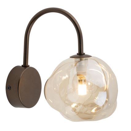 Seinävalaisin LAVA 1xG9/8W/230V pronssi/savuinen beige