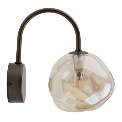 Seinävalaisin LAVA 1xG9/8W/230V pronssi/savuinen beige