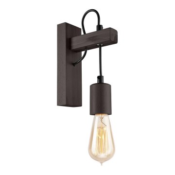 Seinävalaisin LEON 1xE27/60W/230V pyökki - FSC sertifioitu
