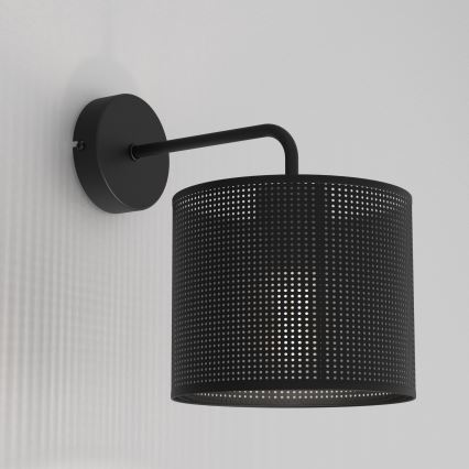 Seinävalaisin LOFT SHADE 1xE27/60W/230V musta