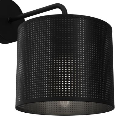 Seinävalaisin LOFT SHADE 1xE27/60W/230V musta