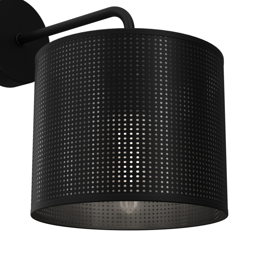 Seinävalaisin LOFT SHADE 1xE27/60W/230V musta