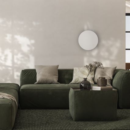 Seinävalaisin LUNA 4xG9/8W/230V halkaisija 40 cm harmaa