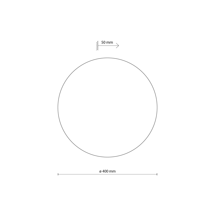 Seinävalaisin LUNA 4xG9/8W/230V halkaisija 40 cm ruskea
