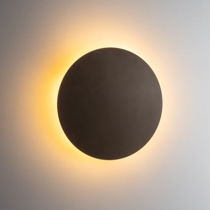 Seinävalaisin LUNA 4xG9/8W/230V halkaisija 40 cm ruskea