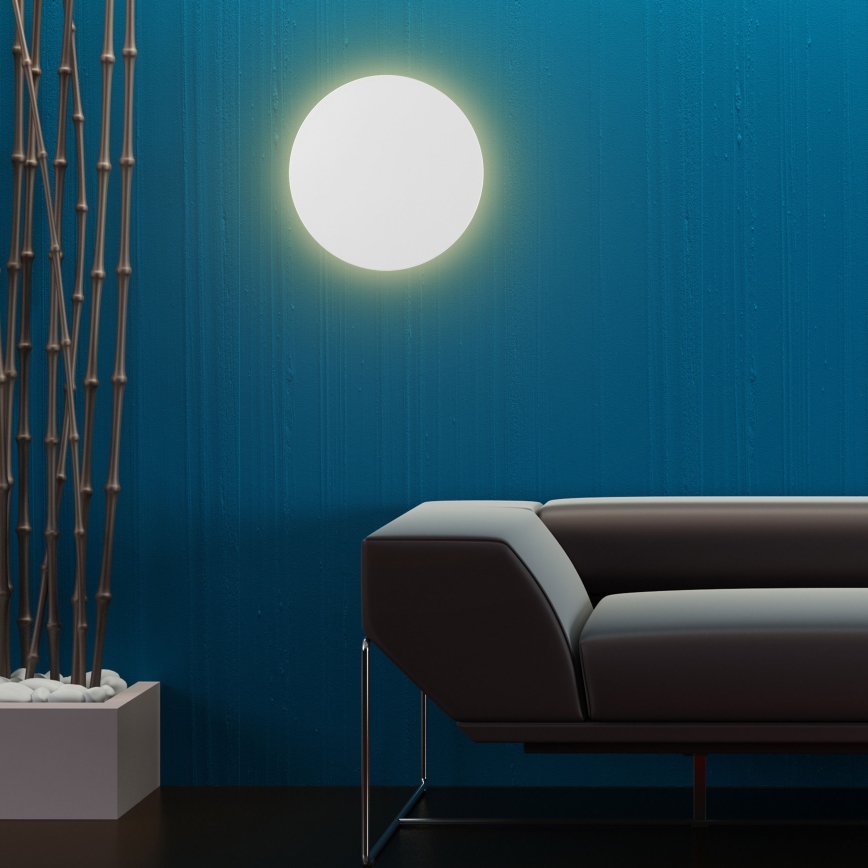 Seinävalaisin LUNA 4xG9/8W/230V halkaisija 40 cm valkoinen