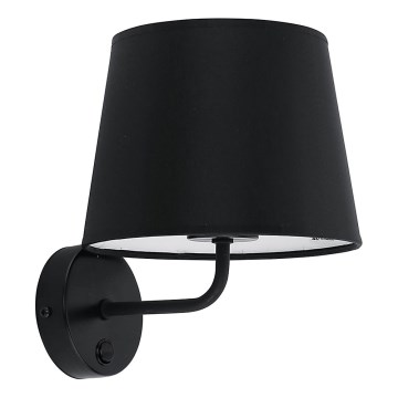 Seinävalaisin MAJA 1xE27/15W/230V harmaa