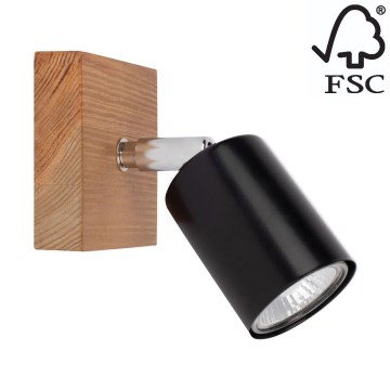 Seinävalaisin MANARA 1xGU10/5W/230V mänty - FSC-sertifioitu
