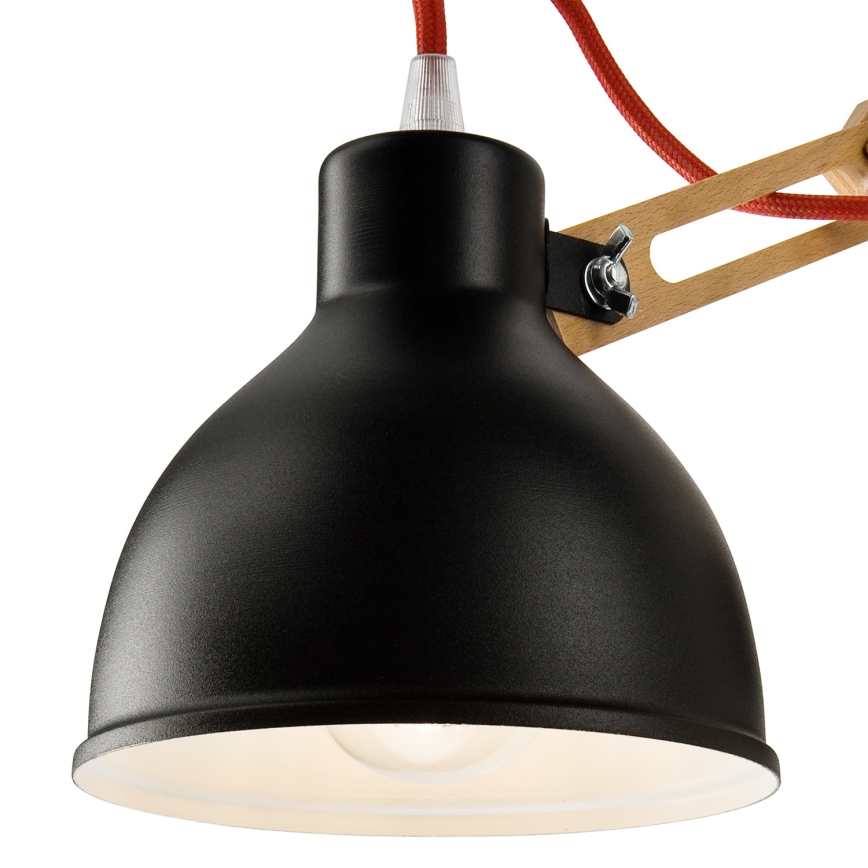 Seinävalaisin MARCELLO 1xE27/60W/230V pyökki - FSC sertifioitu