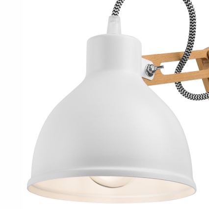 Seinävalaisin MARCELLO 1xE27/60W/230V pyökki - FSC sertifioitu